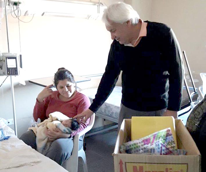 Repartieron juguetes a niños del Pasteur