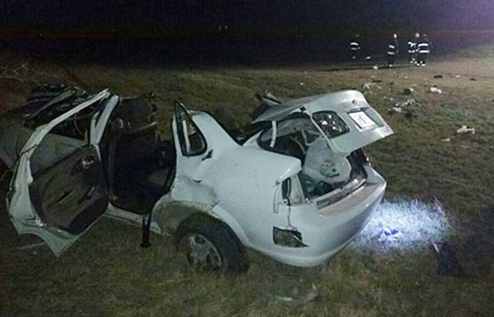 Un muerto y cuatro lesionados tras despistar un vehículo en la autopista