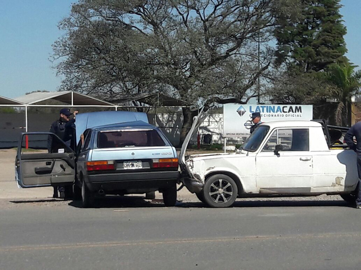 Choque en una ruta de Villa María