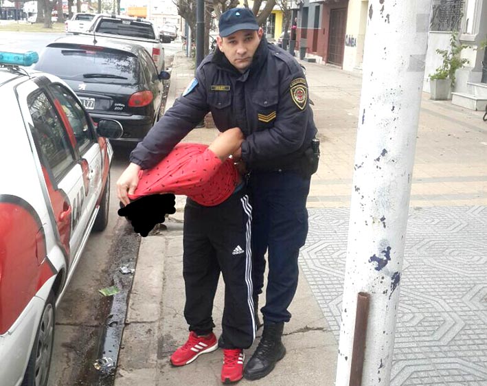 Arrestado por robo calificado