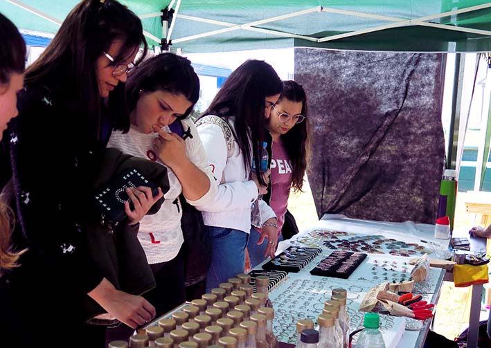 Feria de economía social en el Centro