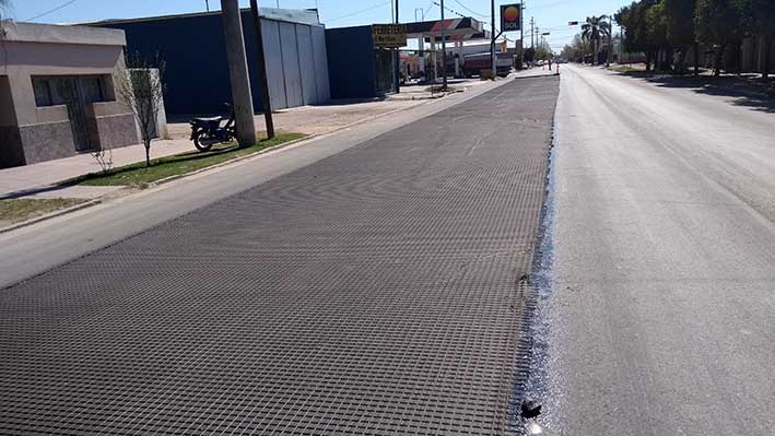 Avanza la obra en la avenida Libertad