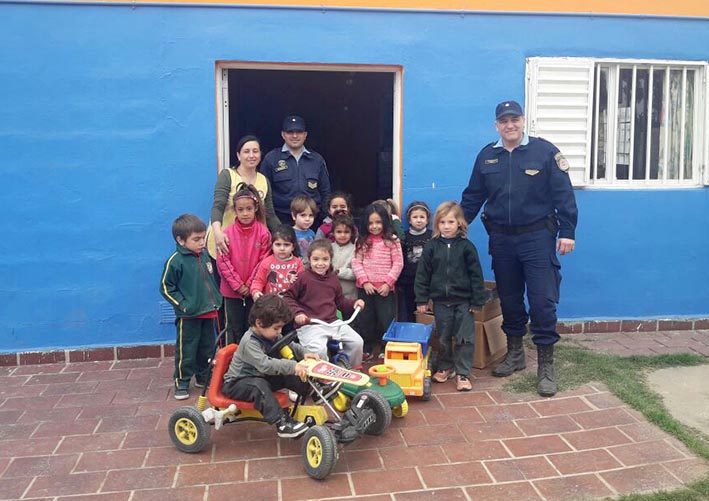 La Patrulla Rural mostró su perfil más solidario