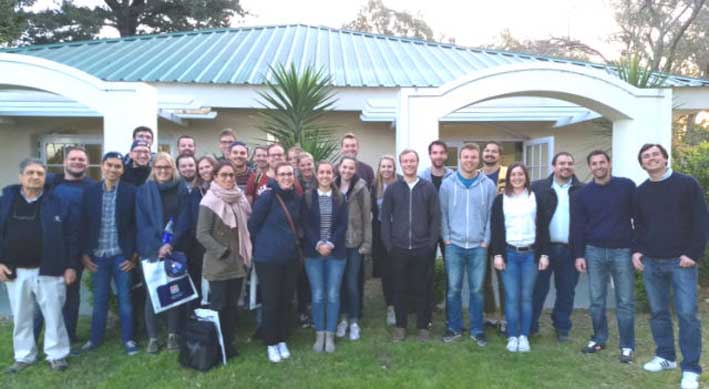 Estudiantes germanos en Manfredi