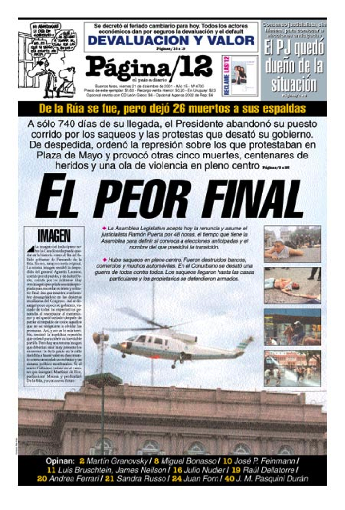 Deuda externa argentina: el año 2001 y la primera era K