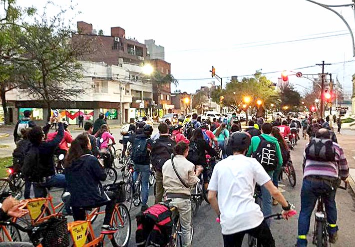 Villamarienses participaron del primer Foro Argentino de la Bici