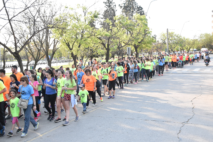 Mucha participación tuvo la «Caminata por la salud»