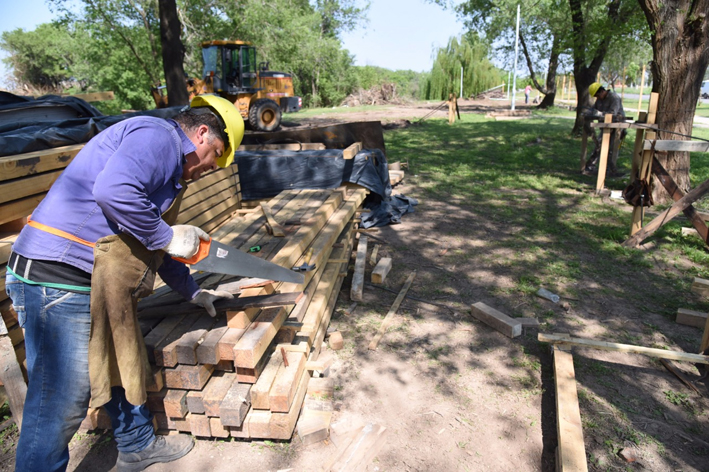 Nuevo puente: preparan las pistas para construir las vigas