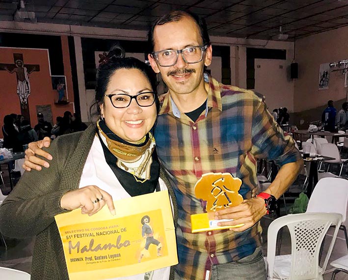 Pareja de la Agrupación Folklórica representará a Córdoba en Laborde