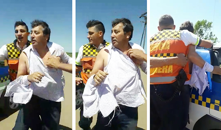 Policía de la Caminera denunciado por abuso de autoridad y lesiones (video)