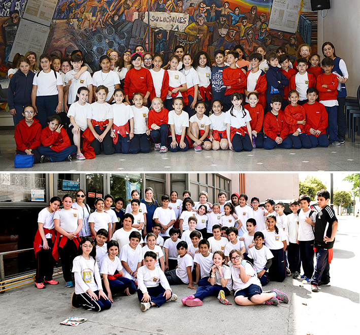 Nos visitaron los alumnos de la Escuela José Bianco