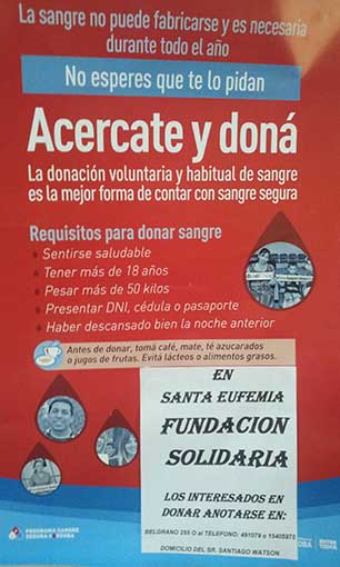 Impulsan crear un banco de sangre