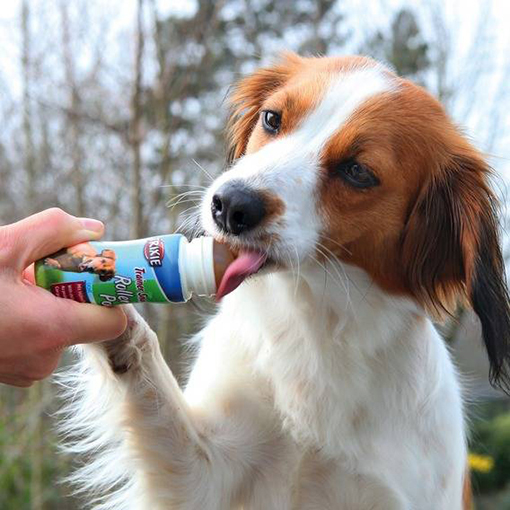 Un snack líquido para mascotas