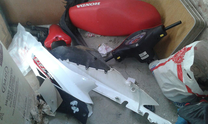 Allanamiento y detención por el robo calificado de una moto Allanamiento y detención por el robo calificado de una moto
