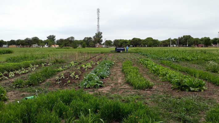 Con obras, servicios y una huerta