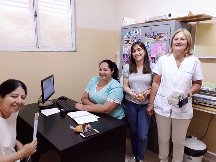 Taller en el Centro de Salud municipal