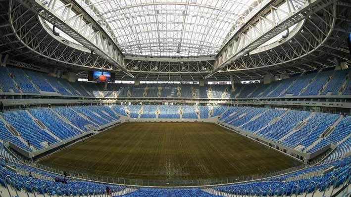 Los estadios del Mundial