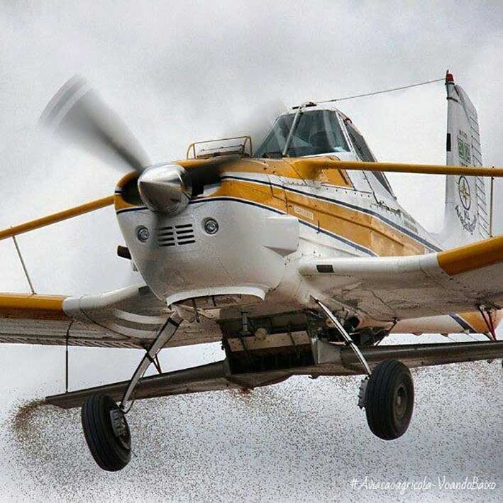 ¿Se puede sembrar con aviones agrícolas?