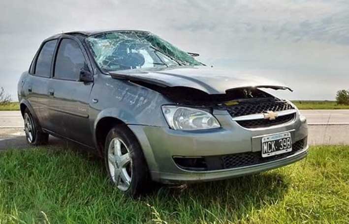 Ocurrió un vuelco fatal en la autopista a su paso por Ballesteros y murió el bebé del accidente de Chazón