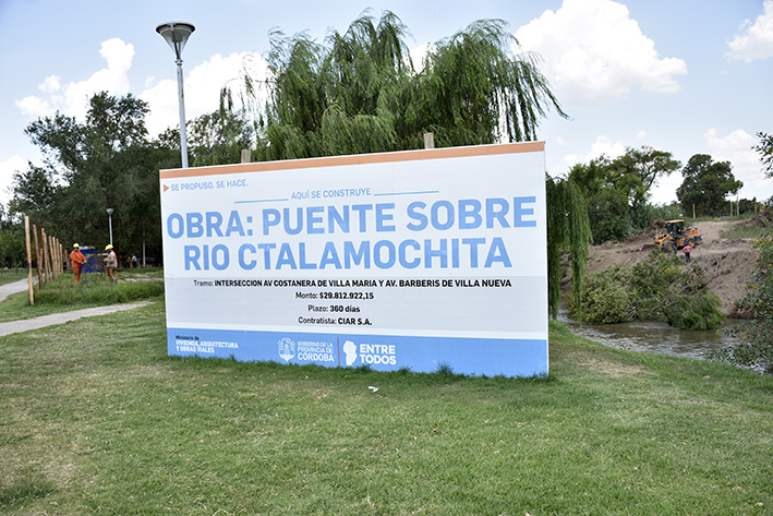 Con el armado de los pilotes, avanza la construcción del nuevo puente Con el armado de los pilotes, avanza la construcción del nuevo puente