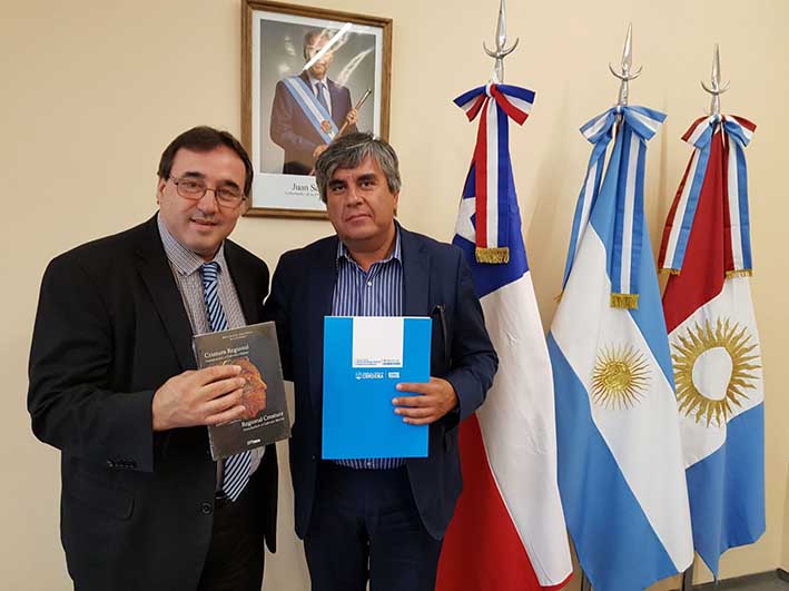 Frossasco recibió al alcalde de una localidad chilena para afianzar lazos de hermandad
