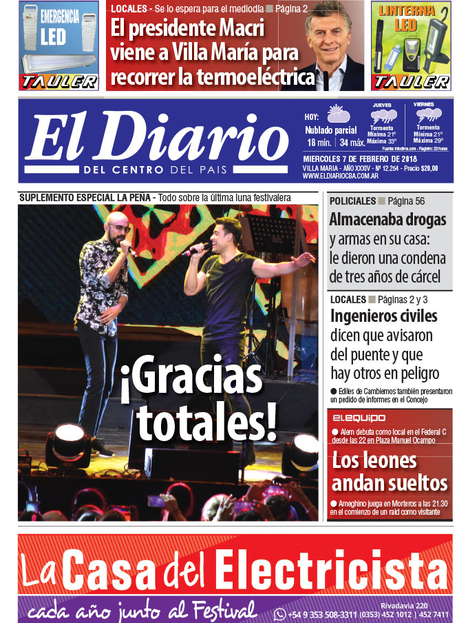 Tapa de papel 07/02/2018