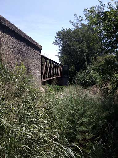 Advierten el abandono del puente de la Cañada de los Castañones