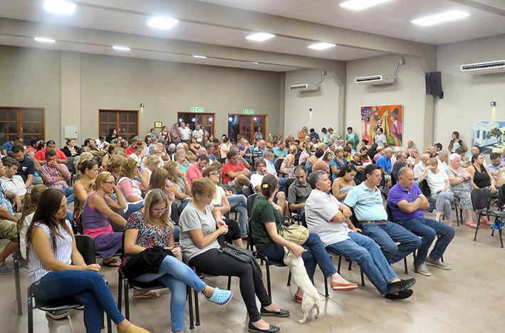 La inseguridad convocó a asamblea