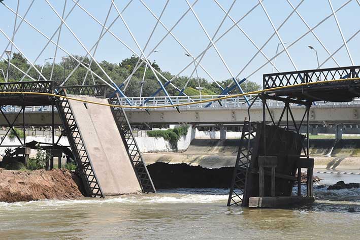 El puente se volverá a poner en pie