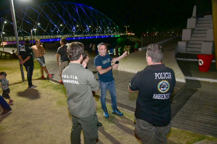 Policía Ambiental controla el Balneario