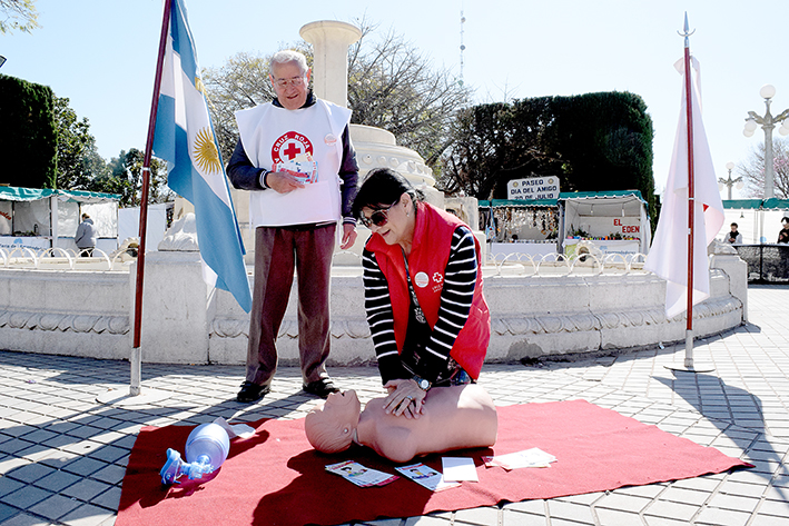 La Cruz Roja local se capacitará para dar ánimo en caso de siniestros