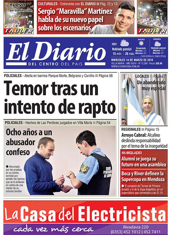 Tapa de papel 14/03/2018