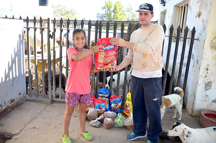 Luana cumplió su objetivo solidario