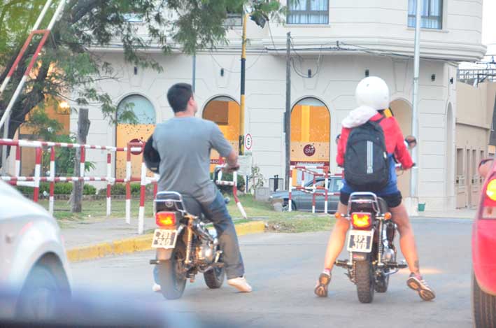 El circular sin casco fue la segunda falta más detectada en el primer trimestre