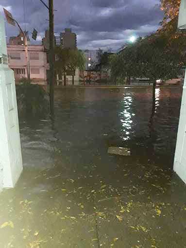 Arterias anegadas en la Villa