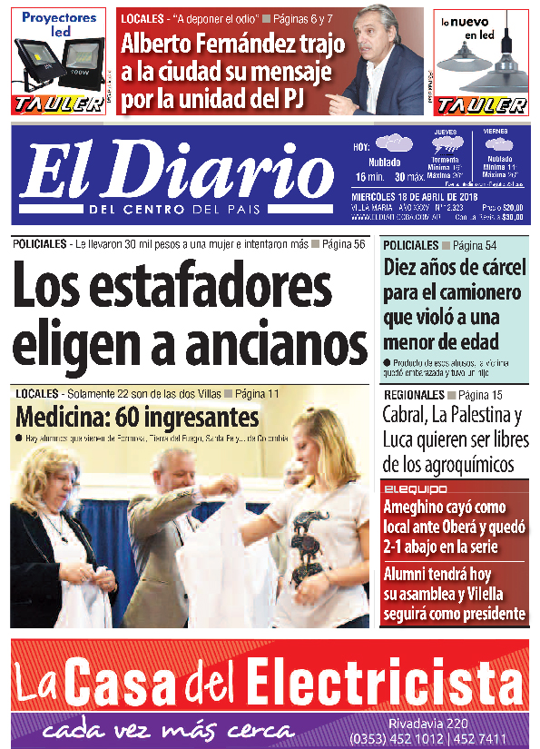 Tapa de papel 18/04/2018