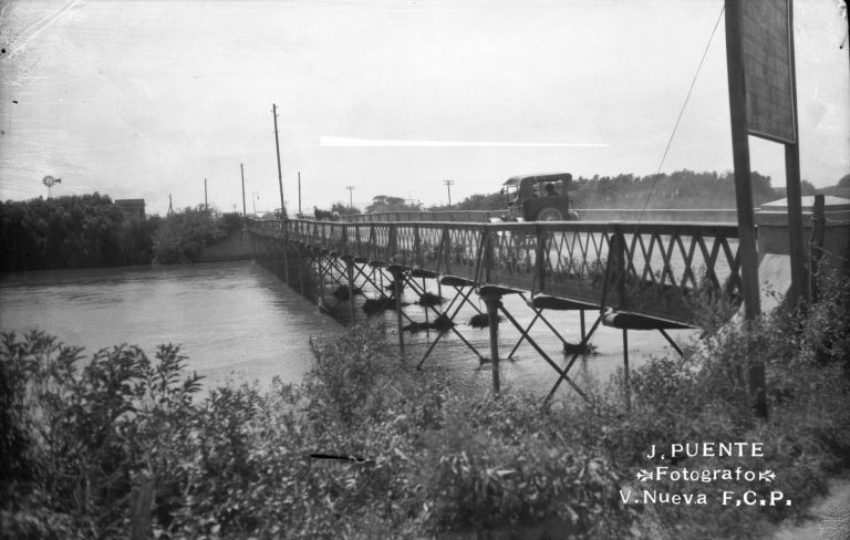 Levantamiento del puente Vélez Sarsfield