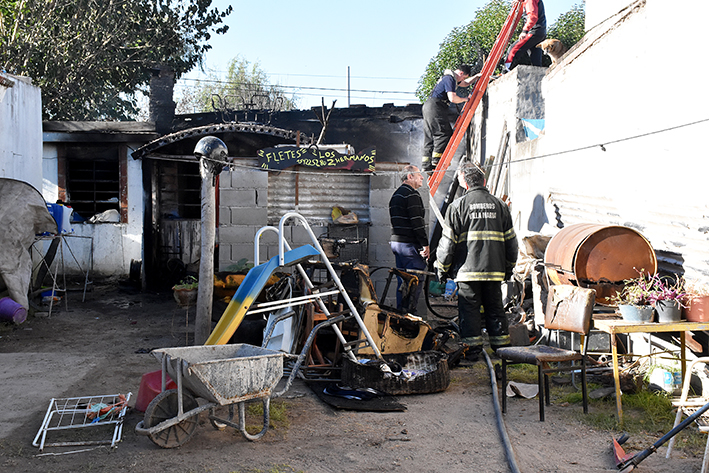 Discutió con su pareja y le prendió fuego a la vivienda