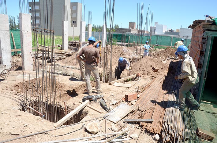 Cayó la construcción en el primer trimestre del año en relación a 2017