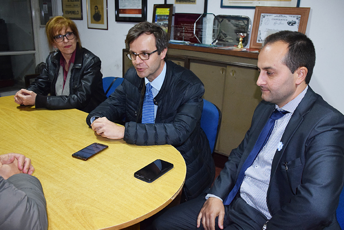 El cónsul de Italia en la Argentina recorrió distintos espacios locales