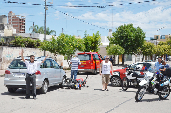 Centro, Lamadrid y Ameghino, los barrios con más accidentes