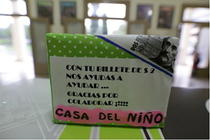 Campaña del billete de dos pesos de la Casa del Niño