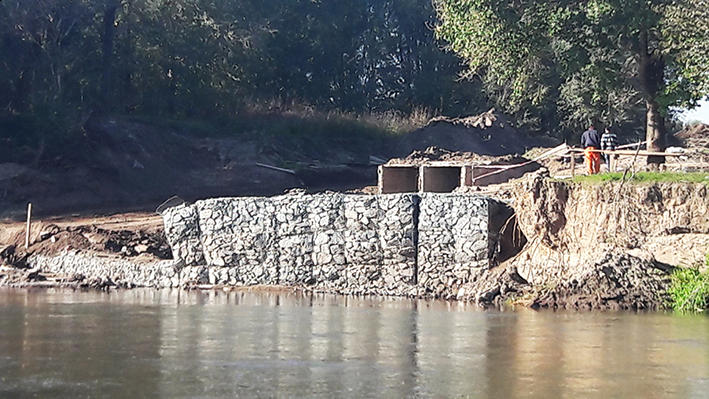 Polémica por una obra frente a la “playita” de barrio Santa Ana