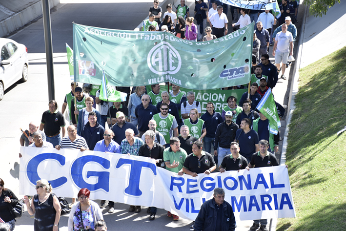 Paro nacional con acto en la ciudad