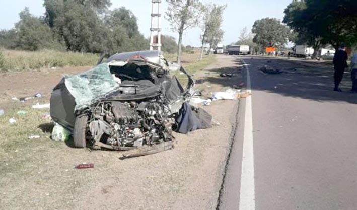 Tres muertos y seis heridos en las rutas