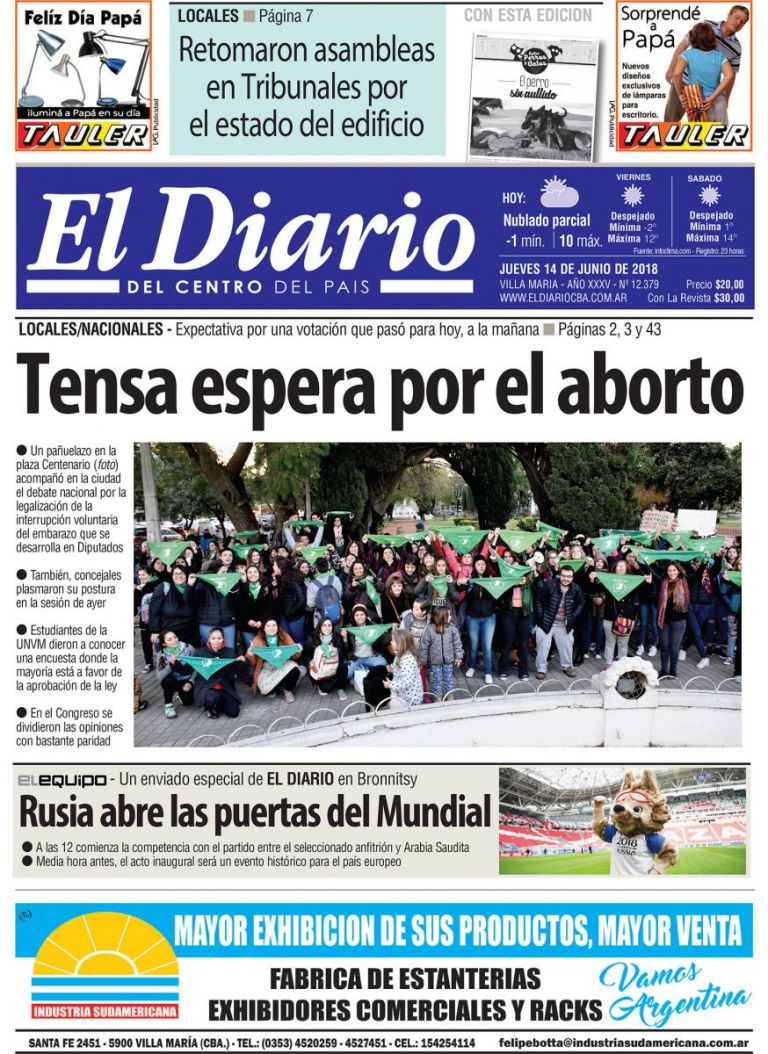 Tapa de papel 14/06/2018