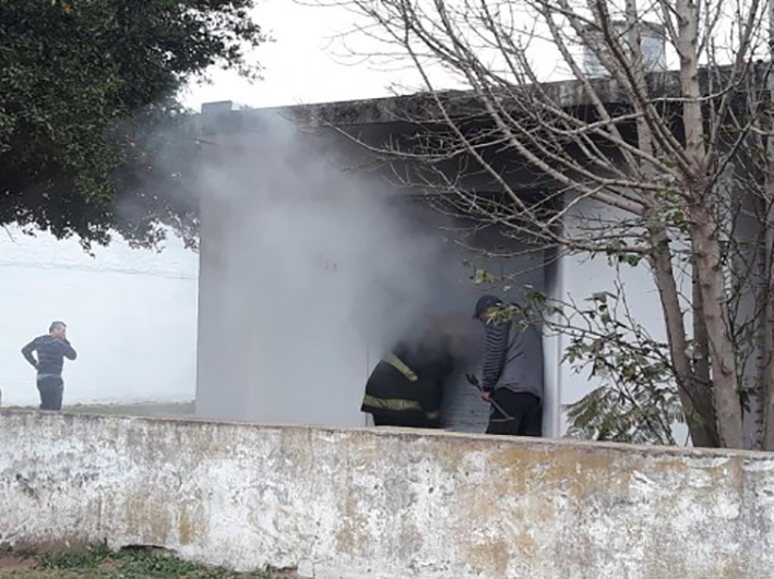 Se prendió fuego una casa en General Deheza