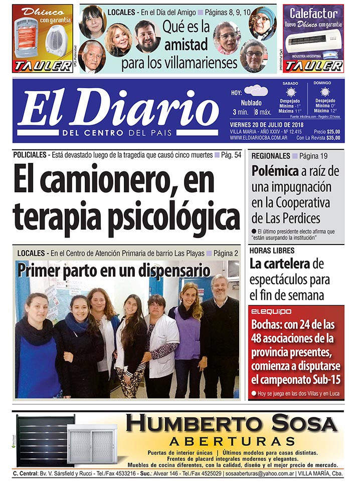 Tapa de papel 20/07/2018