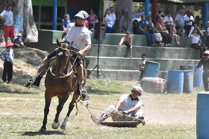 El parque recibe las destrezas gauchas