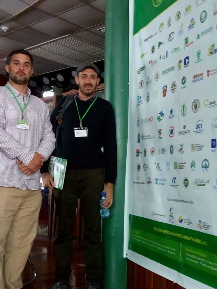 Participaron de un congreso de agroecología en Ecuador